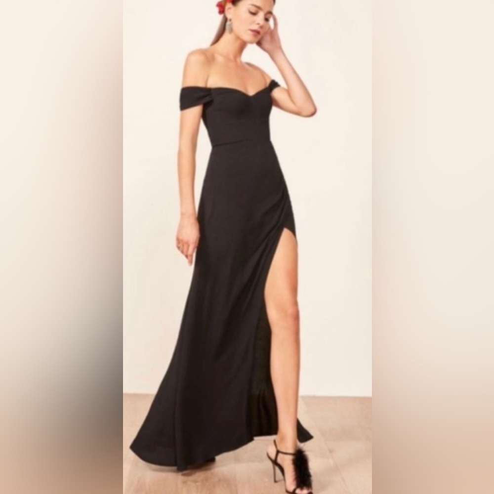 Reformation Marilyn Dress Black size 2